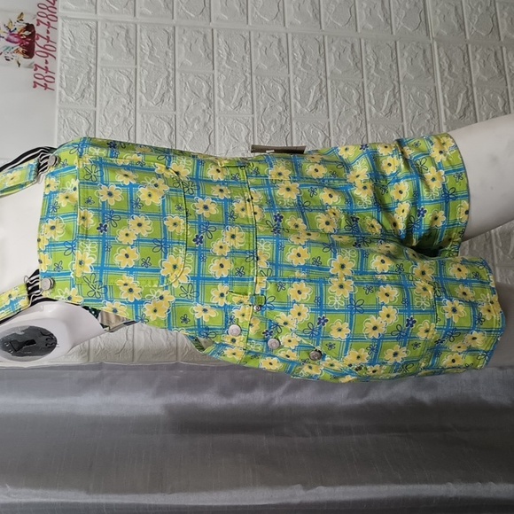 955 Originals  Lemon Lime Floral romper - Picture 3 of 16